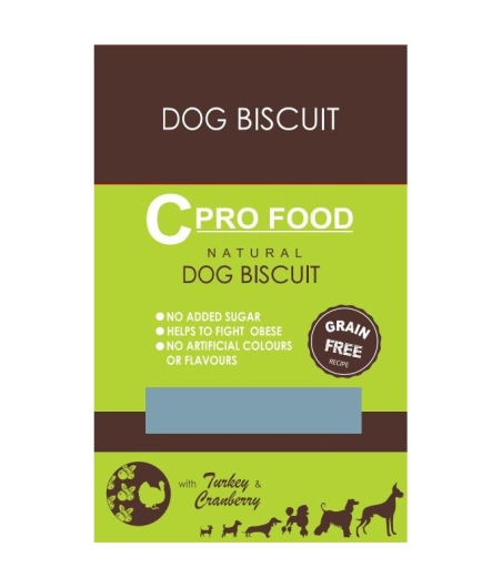 Cpro Food Biscuit Grain Free Turkey & Cranberries 400g