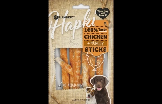 Hapki Staafjes met kip