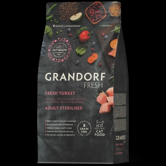 GF-Cat - Fresh Turkey - Adult Sterilized - 2Kg