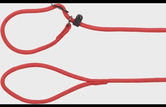 Anti-trek looplijn Aiden Rood 1,7m 8mm