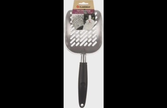 Kattenbakschep Zora Zilver & Zwart