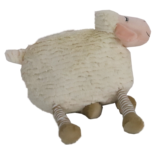 Schaap pluche speelkussen 36cm