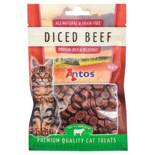 Cat Treats Diced Beef 50g