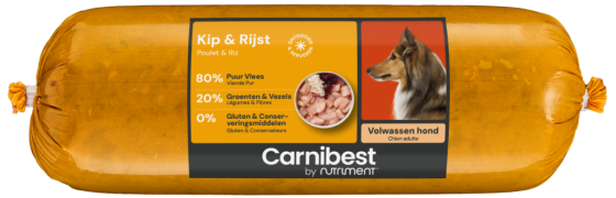 Carnibest Kip & Rijst 1kg