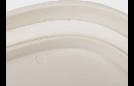 Voerton June Rechthoekig Taupe & Wit 43liter