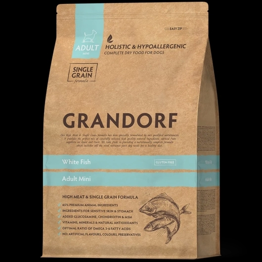 GD-Dog - White Fish - Adult Medium & Maxi Breeds - 1 Kg