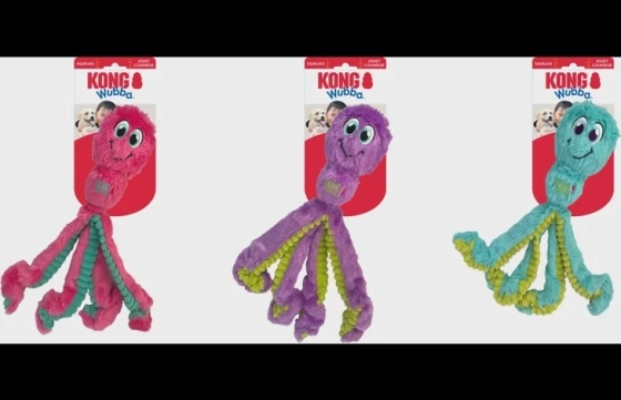Kong® Speelgoed Wubba Octopus Meerdere kleuren L