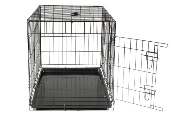 Draadkooi opvouwbaar Classic zwart 93x58x64cm