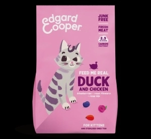 Edgard&Cooper kat kitten brok eend&kip 2kg