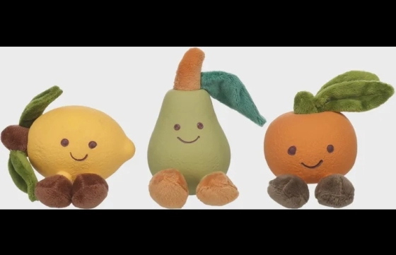 Speelgoed Citri citroen, peer, appelsien