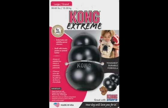 Kong® Speelgoed Extreme Wobbler Zwart