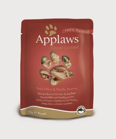 Applaws CAT QUICK SERVE Tuna & Pacific Prawn 70 gr.