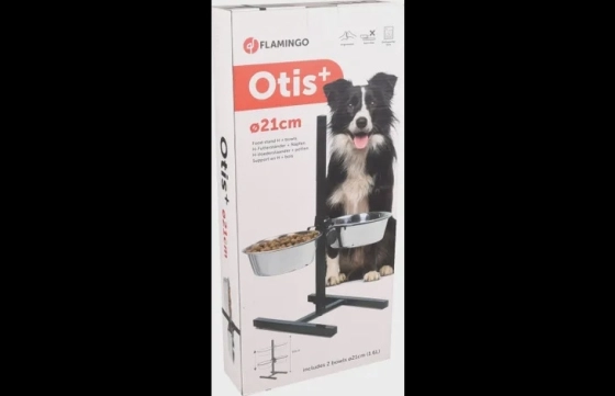 Eet- en drinkpot Duo Dinner Staander Otis Zilver & Zwar 40,5