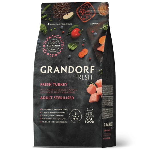 GF-Cat - Fresh Turkey - Adult Sterilized - 400g