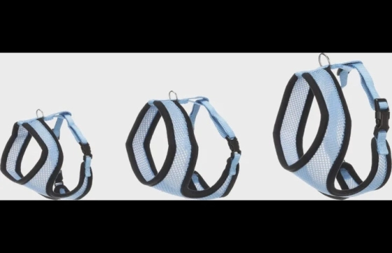 Harnas met looplijn Harms Blauw 32x36/48x110cm