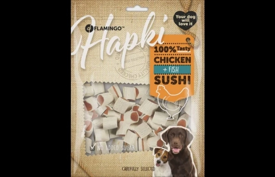 Hapki Sushi rolletjes met kip & Vis 400g