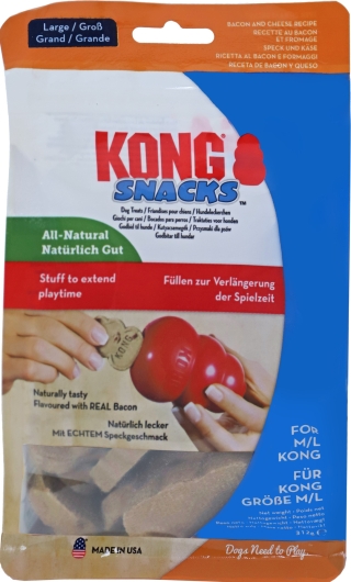 Kong hond Snacks bacon and cheese, large 312 gram