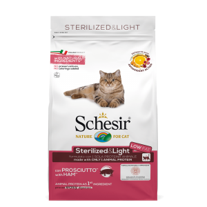 Schesir kat dry sterilized ham 400gr