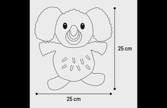 Speelgoed Flufa Olifant Beige