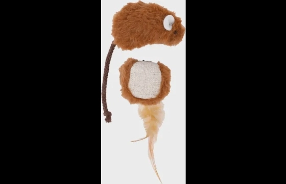 Speelgoed Cabru Muis Bruin