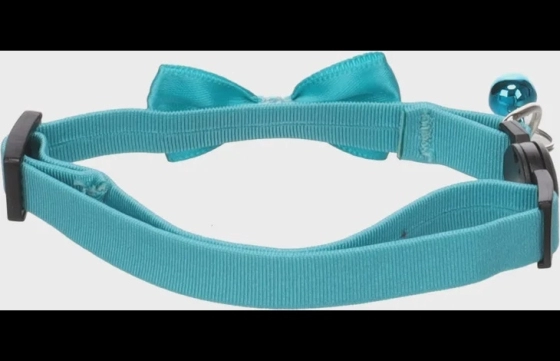 Halsband met strik Castor Turkoois