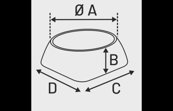 Drinkpot Spill Rond Grijs