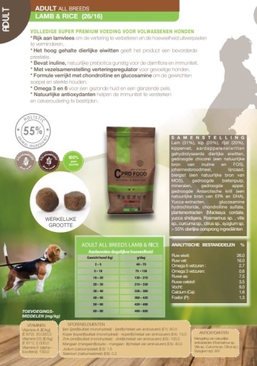 Cpro Food Adult Lamb & Rice 10kg