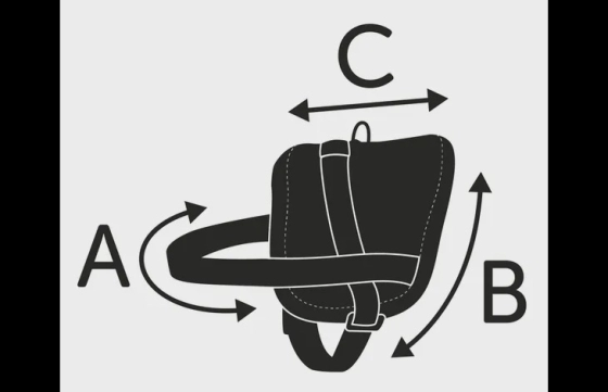 Harnas Eeny Meeny Zwart & Wit Small