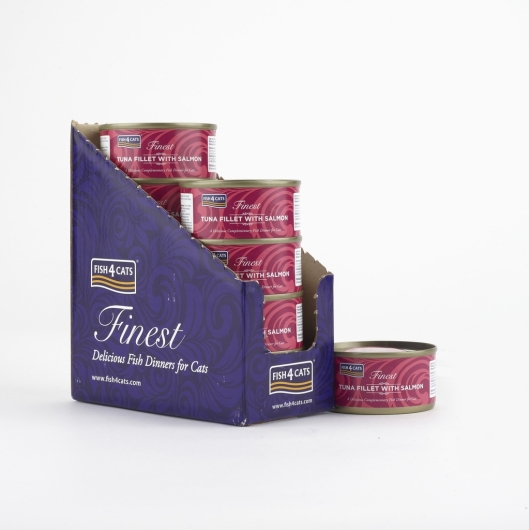 Fish4Cats Finest Tuna Fillet With Salmon 70g