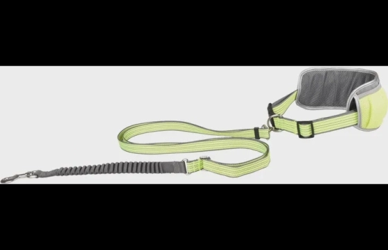 JOGGINGLIJN + HEUPRIEM RONO GEEL LIJN 155-250CM / RIEM 79,5-140CM