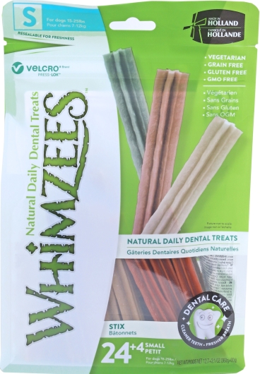 Whimzees stix assorti small, 28 stuks in valuebag