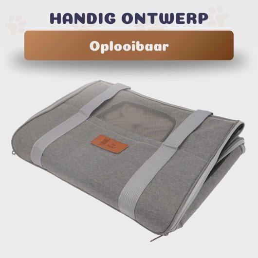 Dierendraagtas - Grijs