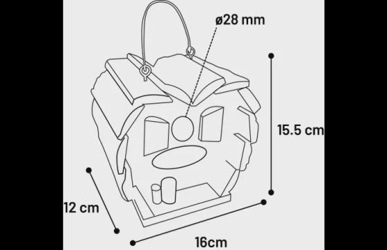 Nestkastje Cuoero - Hout