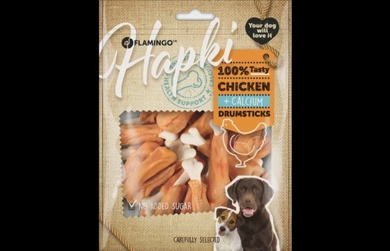 Snack Hapki Calcium drumstick met kip 170g