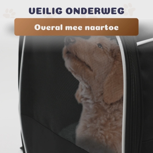 Dierendraagtas - Grijs