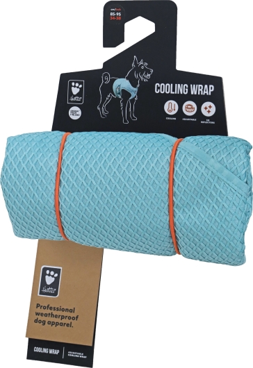 Hurtta Cooling Wrap aquamarine, 85-95 cm