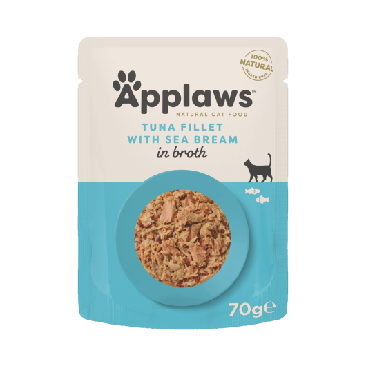 Applaws Quick Serve Tonijn en zeebrasem 70g
