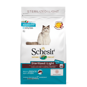 Schesir kat dry sterilized vis 1,5kg