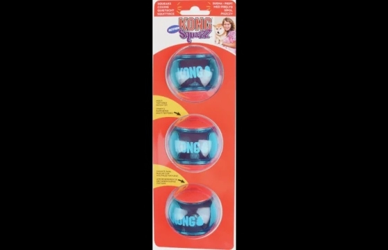 Kong® Speelgoed Squeezz® Bal Rood & Blauw