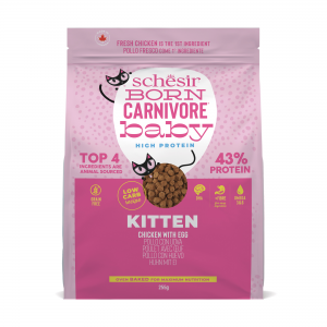 Schesir Born Carnivore kitten dry kip&ei 255gr