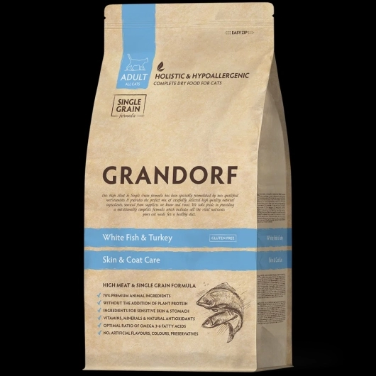 GD-Cat - White Fish - Adult Skin&Care - 400g