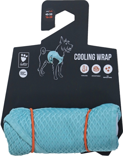 Hurtta Cooling Wrap aquamarine, 40-50 cm