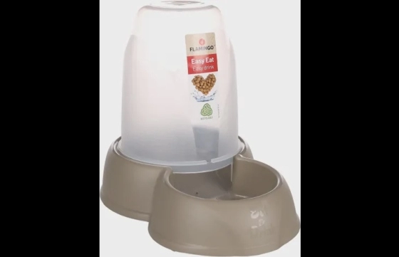 Voederautomaat & Waterautomaat Zena Taupe