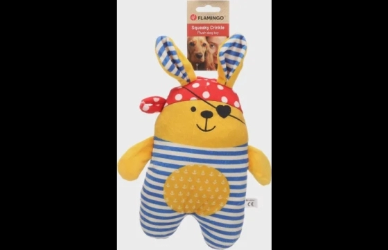 Speelgoed Pirra konijn geel