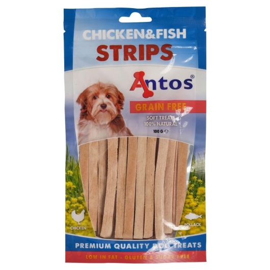 Chicken&Fish Strips 100 gr