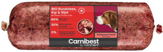 Carnibest Bio Rundvlees, Kip & Rijst 1kg