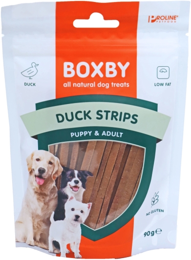 Proline Boxby duck strips, 90 gram