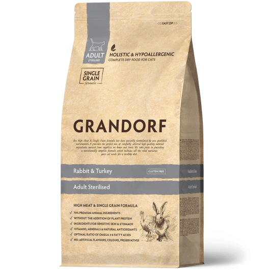 GD-Cat - Rabbit & Turkey - Adult Sterilized - 400g