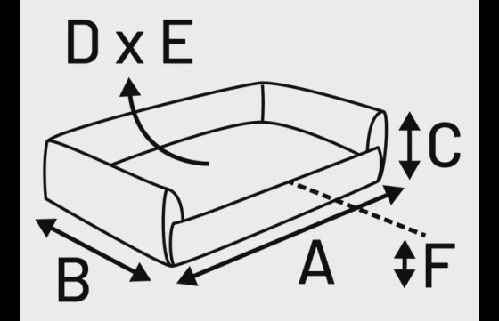 Mand Jacquard Rechthoekig Grijs 80x67x22cm