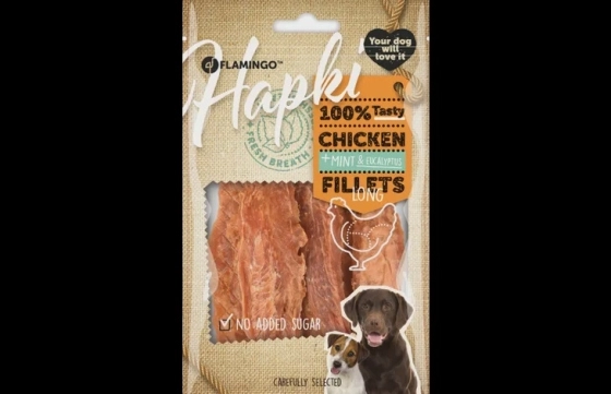 Hapki Strips met kip Frisse adem 85g
